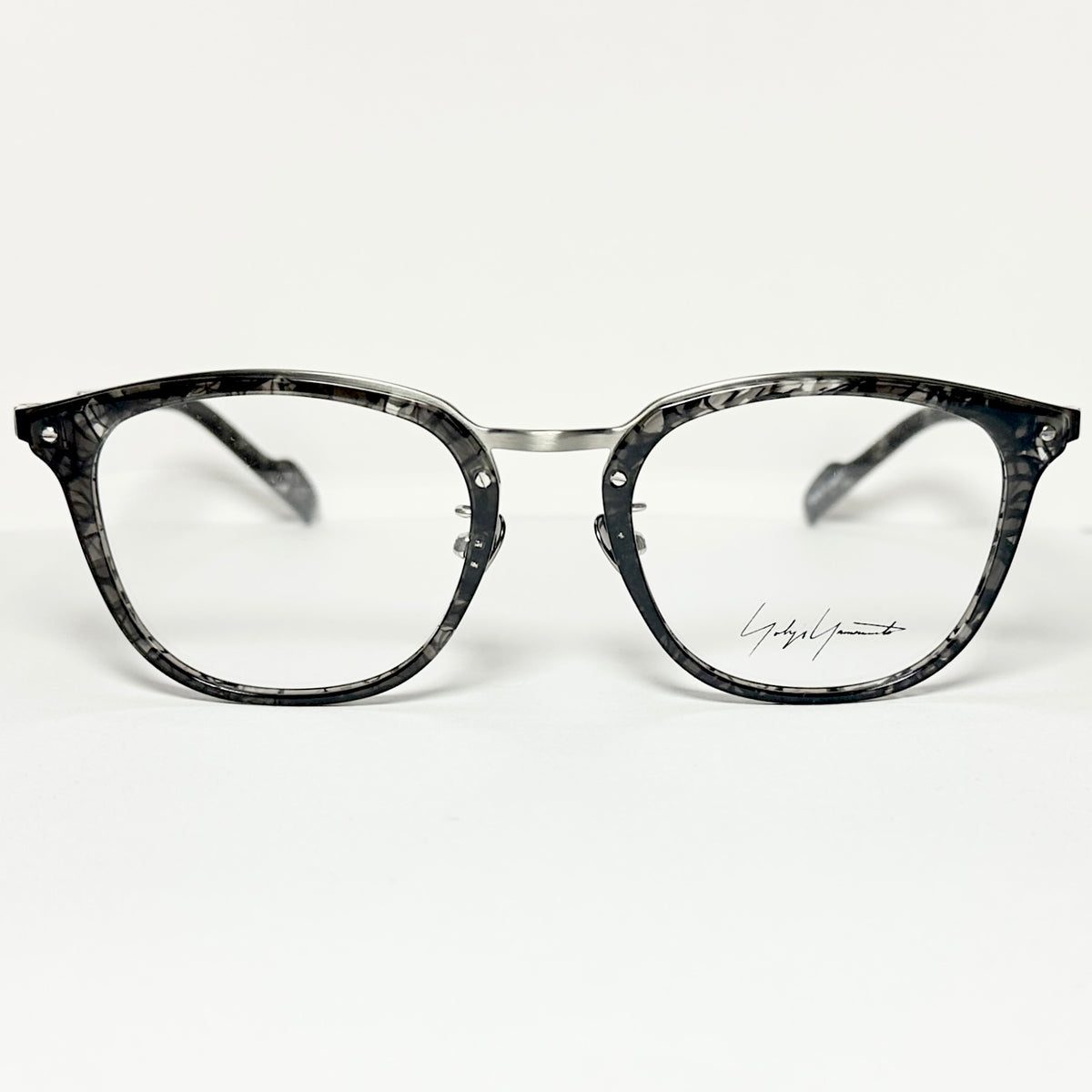 Yohji Yamamoto YY19-0031 03 Men's Eyeglasses Frame in Gunmetal - Authentic New