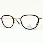 RODENSTOCK R8024 A 47 Unisex Eyeglasses Frames in Black/Gold - Authentic New
