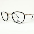 RODENSTOCK R8024 A 47 Unisex Eyeglasses Frames in Black/Gold - Authentic New