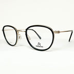 RODENSTOCK R8024 A 47 Unisex Eyeglasses Frames in Black/Gold - Authentic New