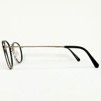 RODENSTOCK R8024 A 47 Unisex Eyeglasses Frames in Black/Gold - Authentic New
