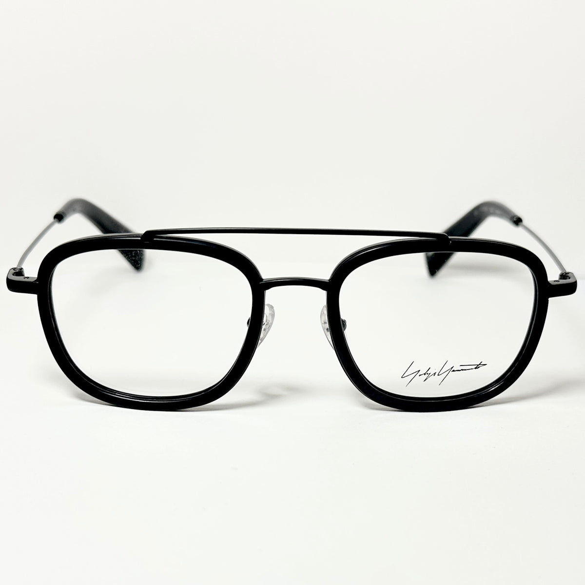 Yohji Yamamoto YY1026 002 Men's Eyeglasses Frame in Matt Black - Authentic New