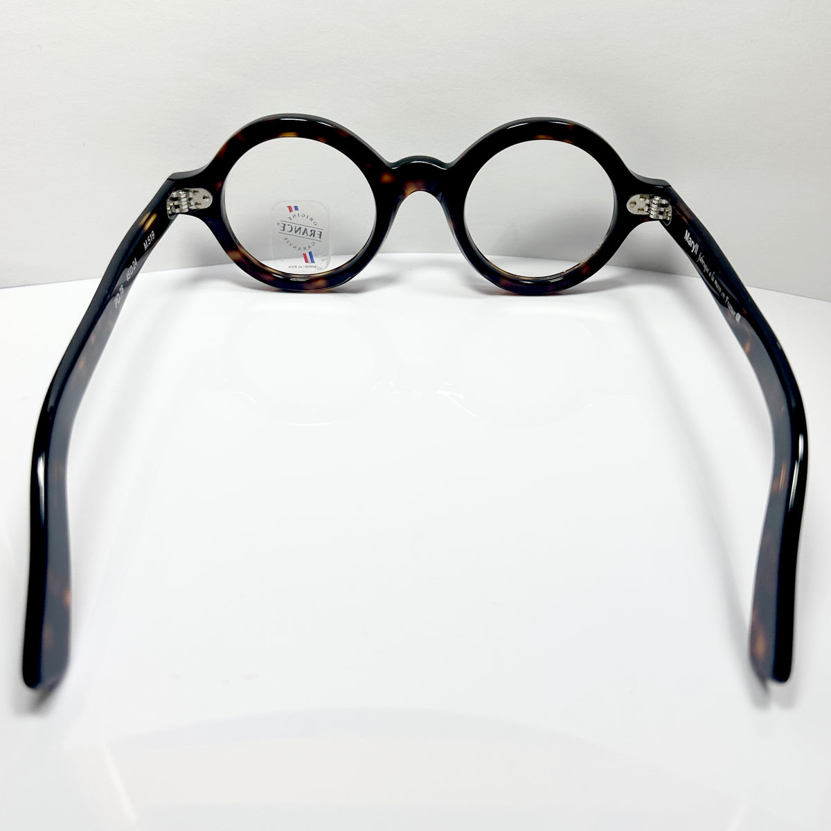 Maryll Round Eyeglasses Frame in Tortoise PO78- Authentic New