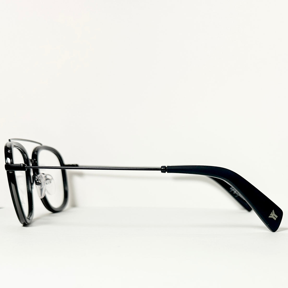 Yohji Yamamoto YY1026 002 Men's Eyeglasses Frame in Matt Black - Authentic New