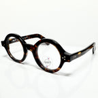 Maryll Round Eyeglasses Frame in Tortoise PO78- Authentic New