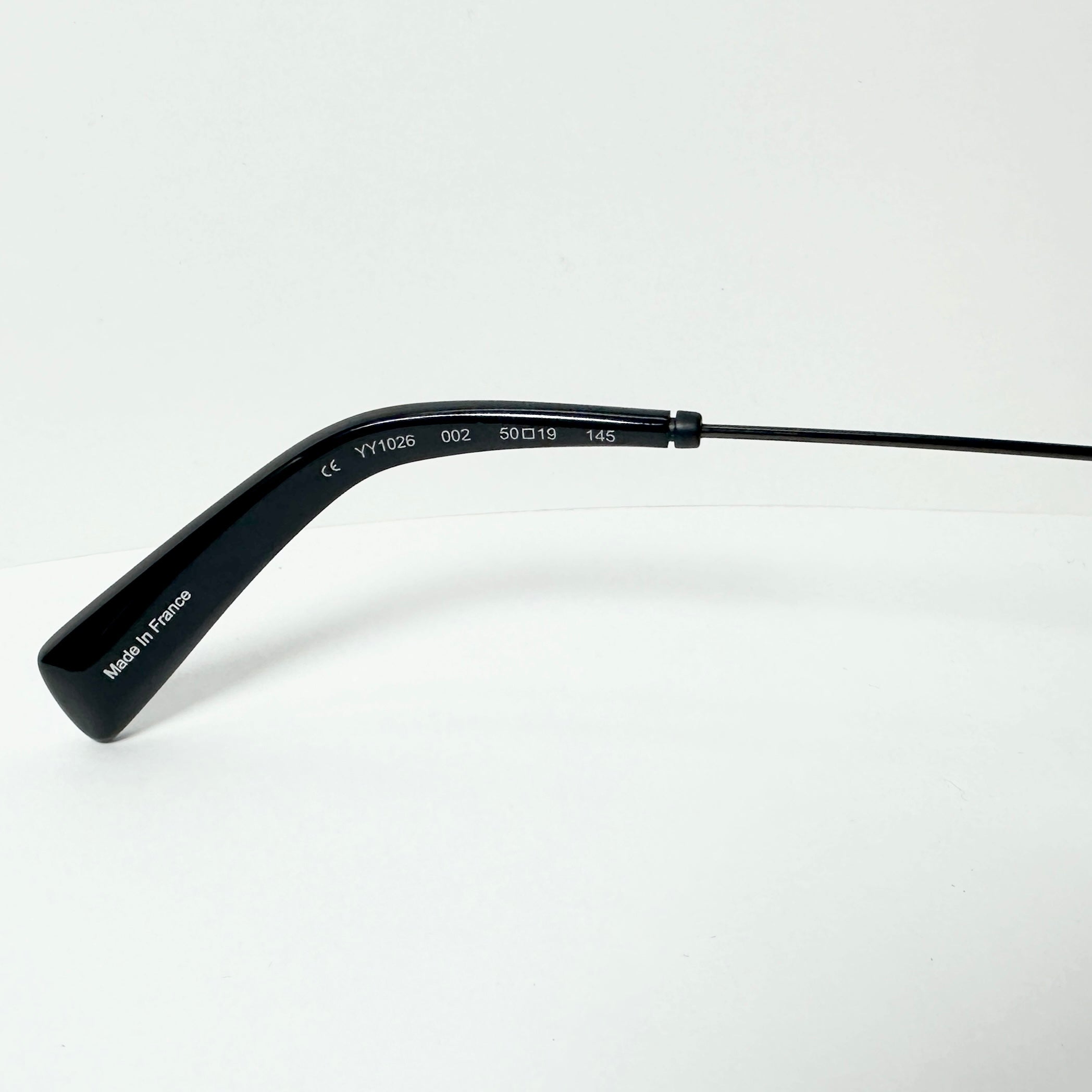 Yohji Yamamoto YY1026 002 Men's Eyeglasses Frame in Matt Black - Authentic New