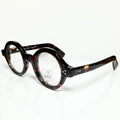 Maryll Round Eyeglasses Frame in Tortoise PO78- Authentic New