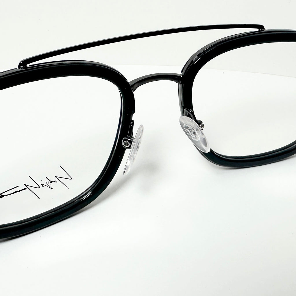 Yohji Yamamoto YY1026 002 Men's Eyeglasses Frame in Matt Black - Authentic New