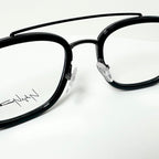 Yohji Yamamoto YY1026 002 Men's Eyeglasses Frame in Matt Black - Authentic New