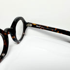 Maryll Round Eyeglasses Frame in Tortoise PO78- Authentic New