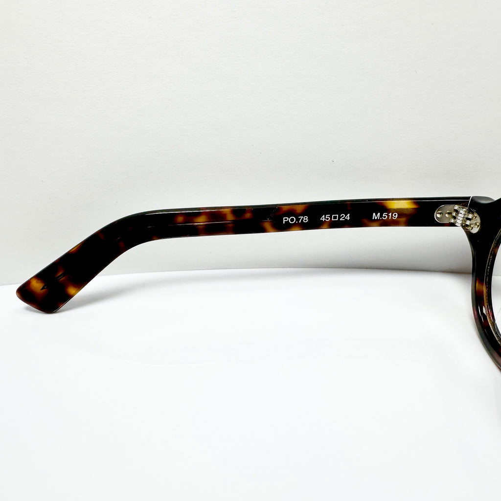 Maryll Round Eyeglasses Frame in Tortoise PO78- Authentic New