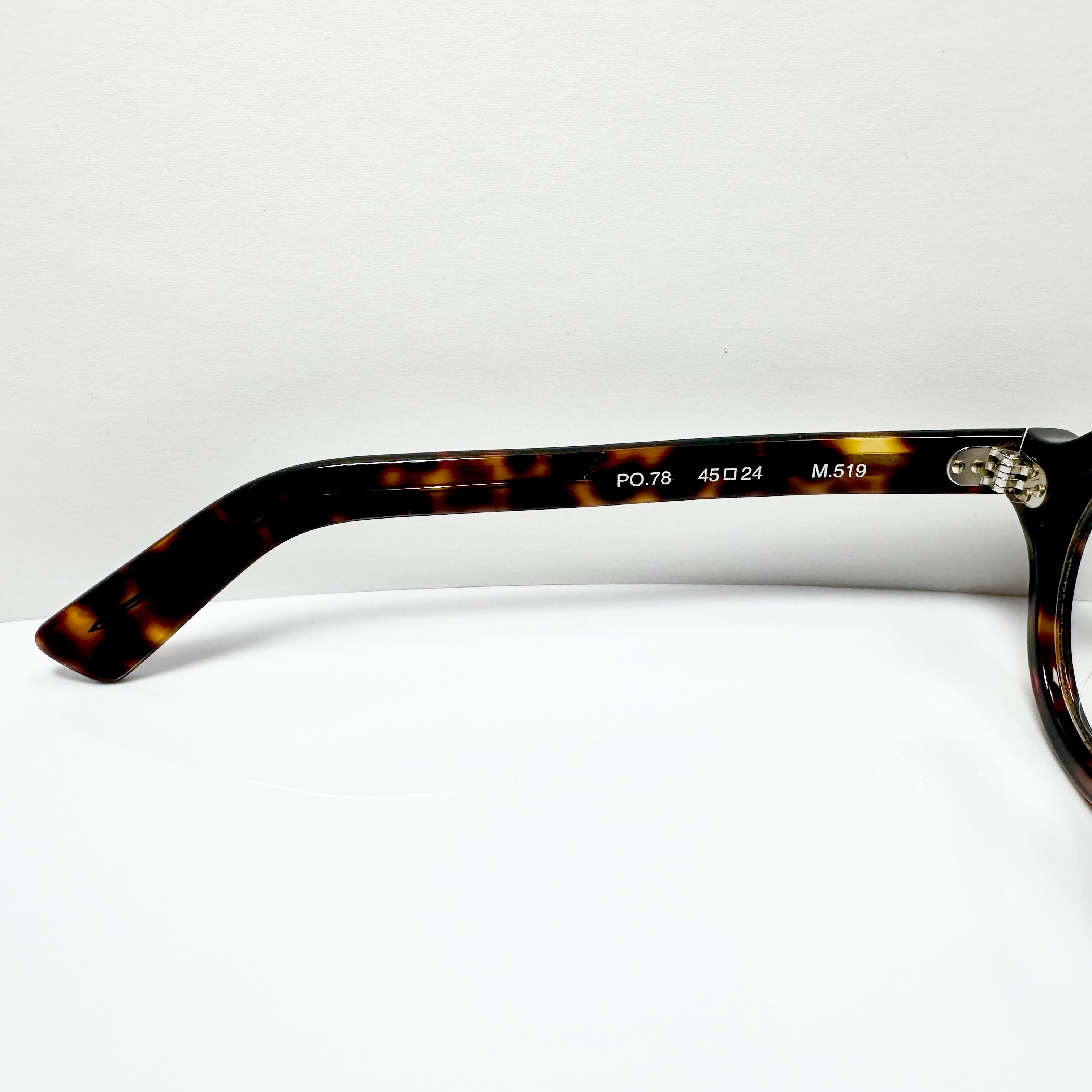 Maryll Round Eyeglasses Frame in Tortoise PO78- Authentic New