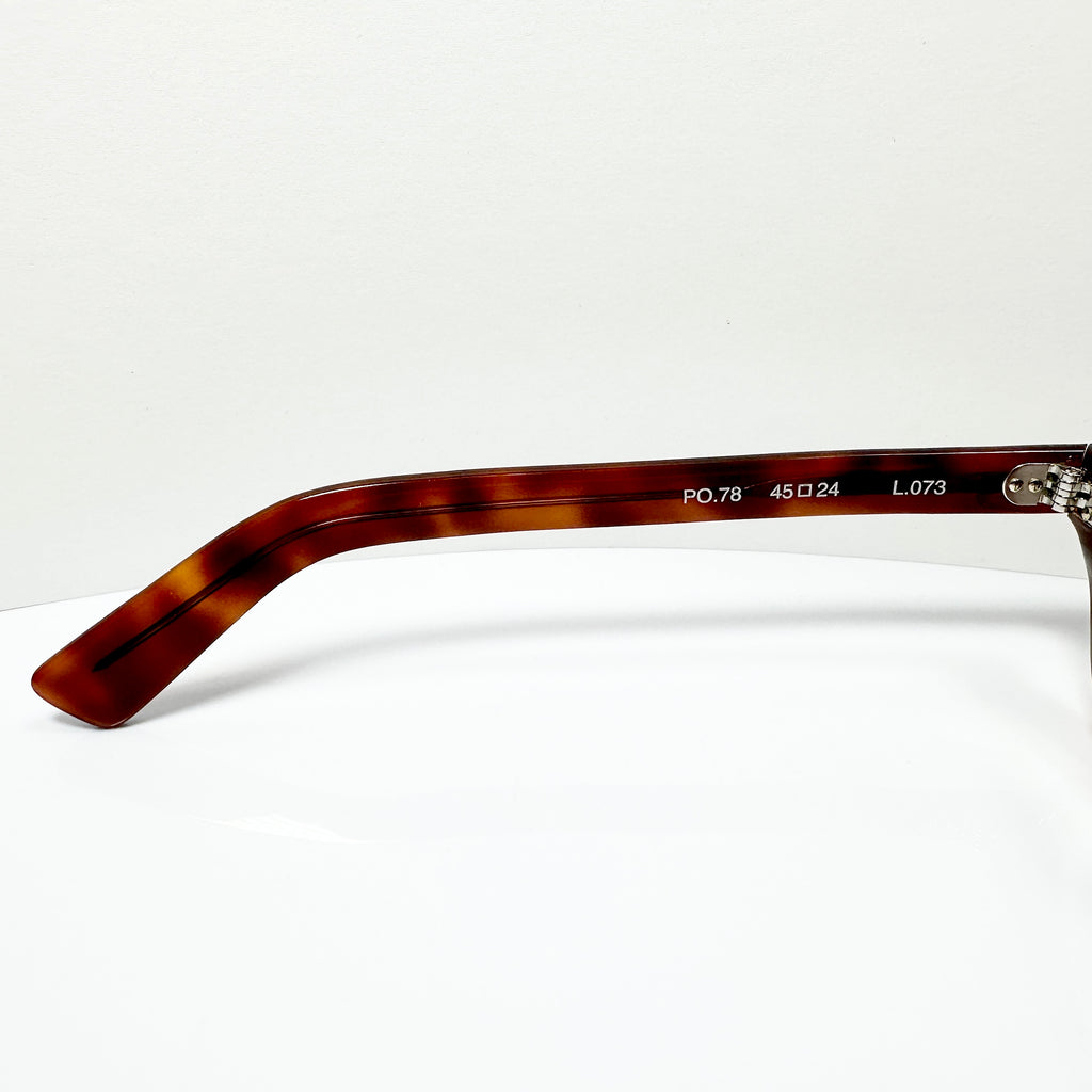 Maryll Round Eyeglasses Frame in Amber PO78 - Authentic New