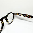 Maryll Men's Crown Panto Eyeglasses Frame in Tortoise PO22 - Authentic New