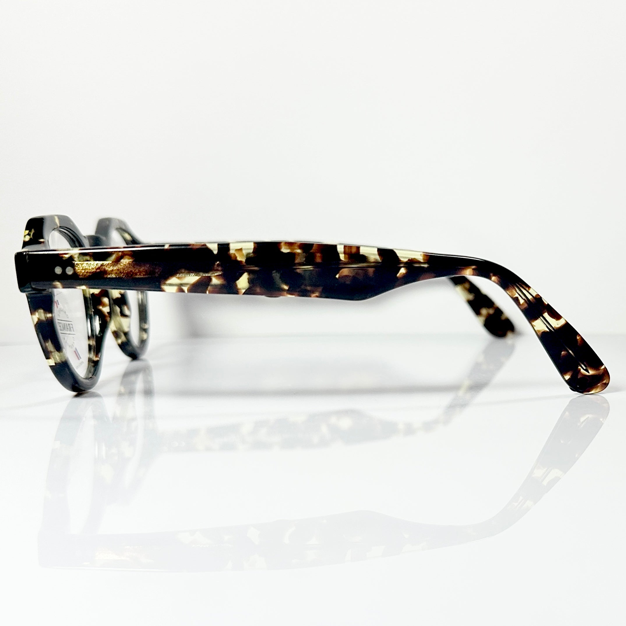 Maryll Men's Crown Panto Eyeglasses Frame in Tortoise PO22 - Authentic New