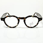 Maryll Men's Crown Panto Eyeglasses Frame in Tortoise PO22 - Authentic New