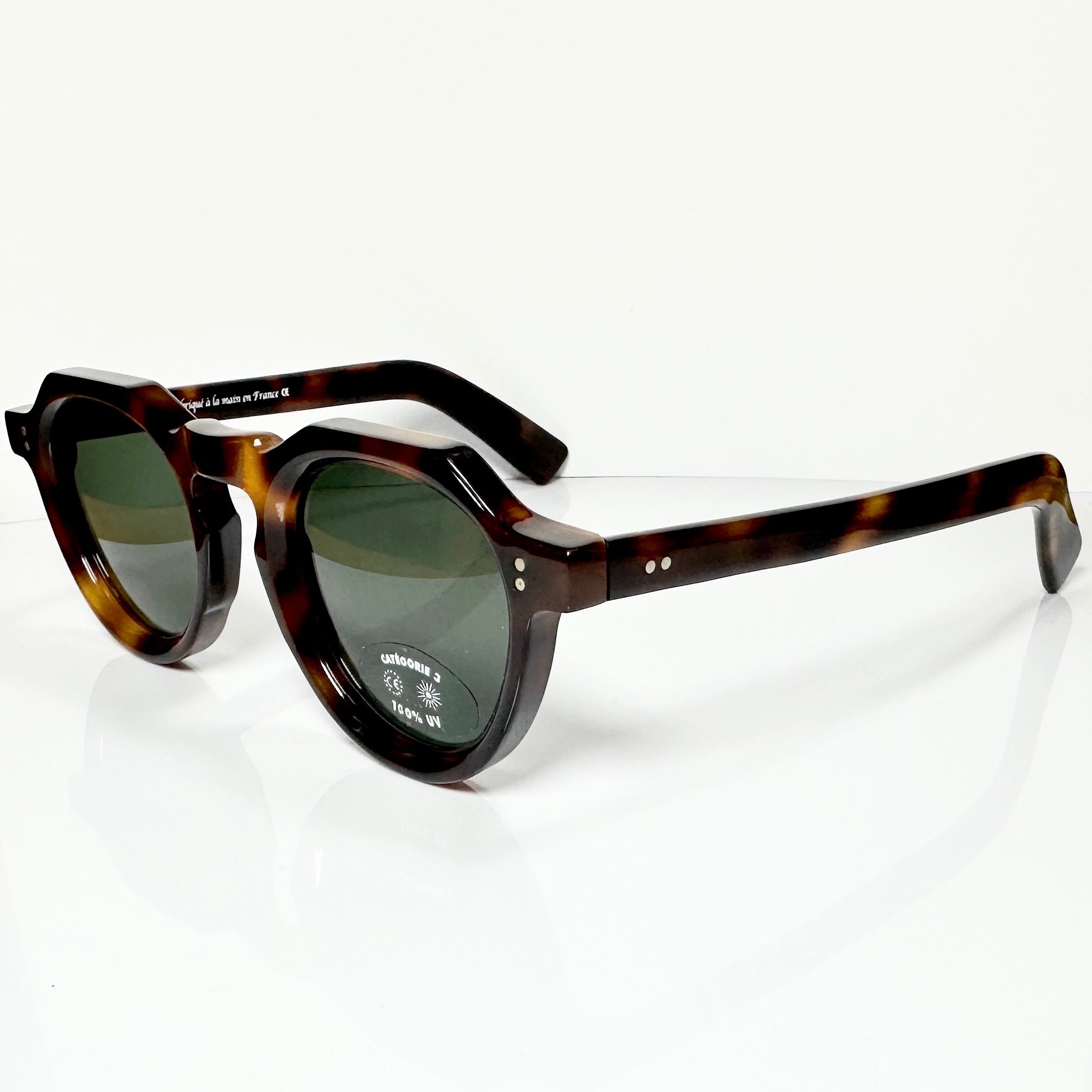 Maryll  Men's Crown Panto Sunglasses Frame in Tortoise PO23 - Authentic New