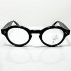 Maryll Round Eyeglasses Frame in Black PO29 - Authentic New