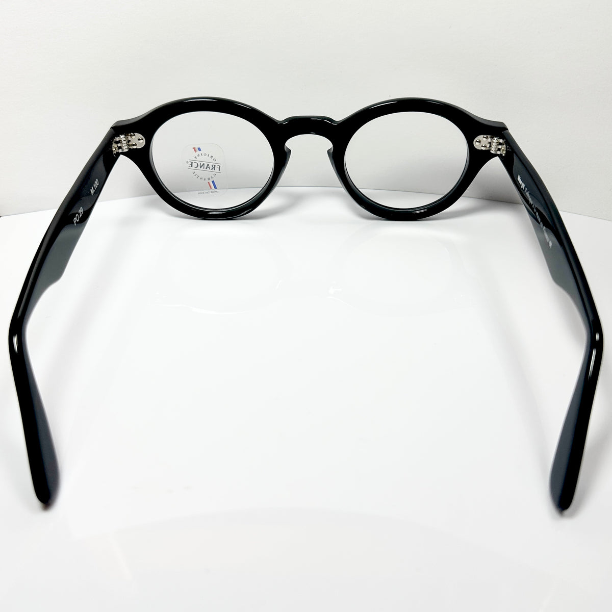 Maryll Round Eyeglasses Frame in Black PO29 - Authentic New