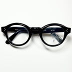 Maryll Round Eyeglasses Frame in Black PO29 - Authentic New