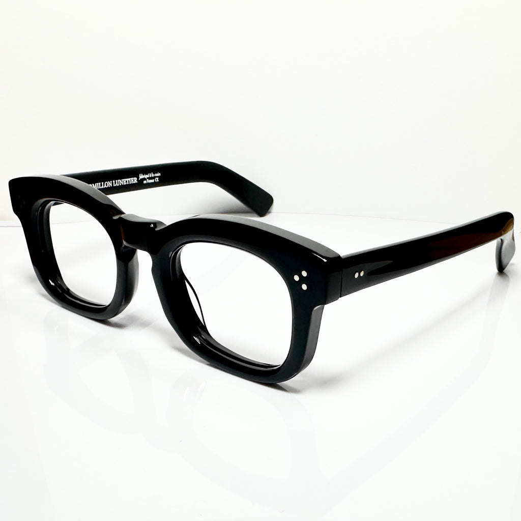 Maryll 8mm Thick Square Men's Eyeglasses Frame in Black MAX0221 - Authentic New