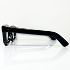 Maryll 8mm Thick Square Men's Eyeglasses Frame in Black MAX0221 - Authentic New