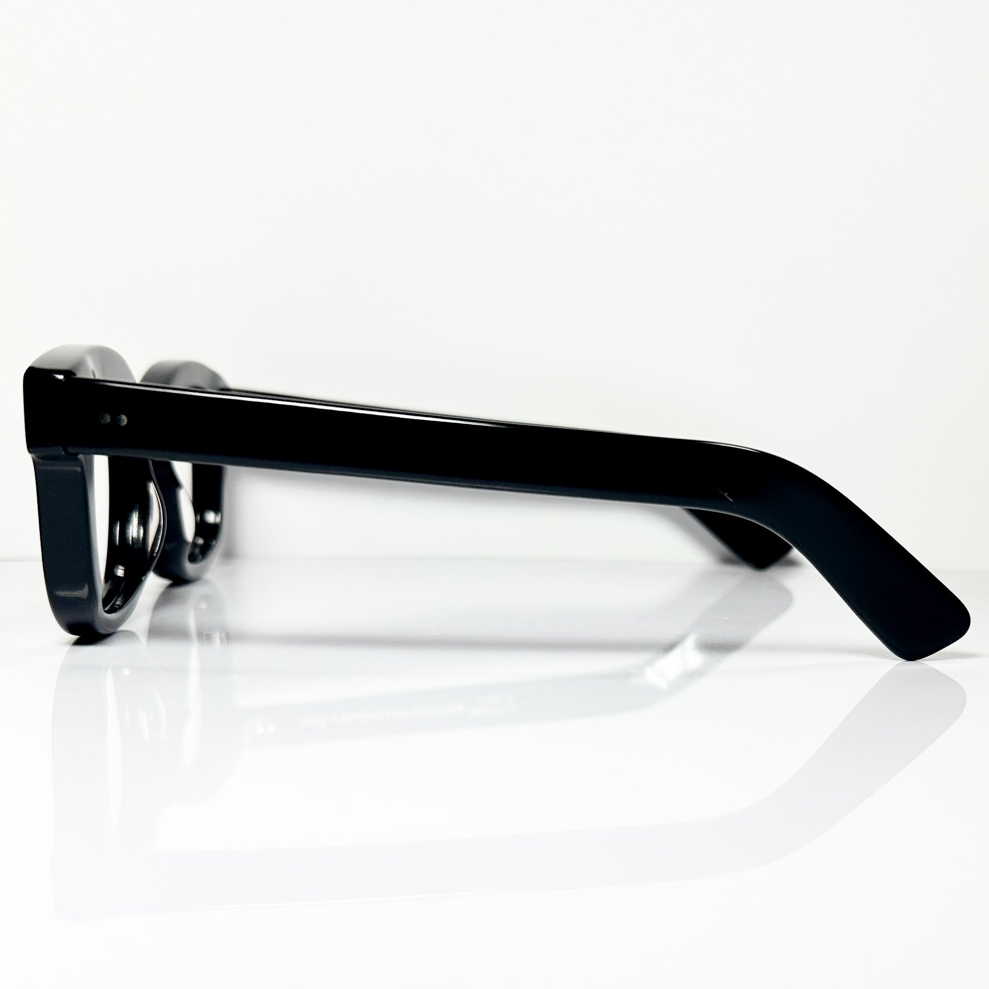 Maryll 8mm Thick Square Men's Eyeglasses Frame in Black MAX0221 - Authentic New