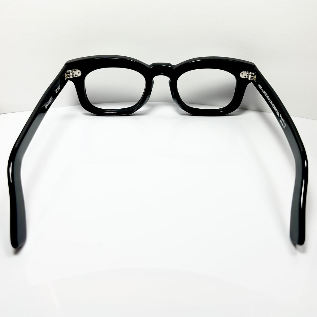 Maryll 8mm Thick Square Men's Eyeglasses Frame in Black MAX0221 - Authentic New
