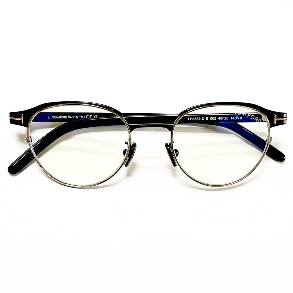 TOM FORD TF5863 002 Unisex Eyeglasses Frame NEW Authentic