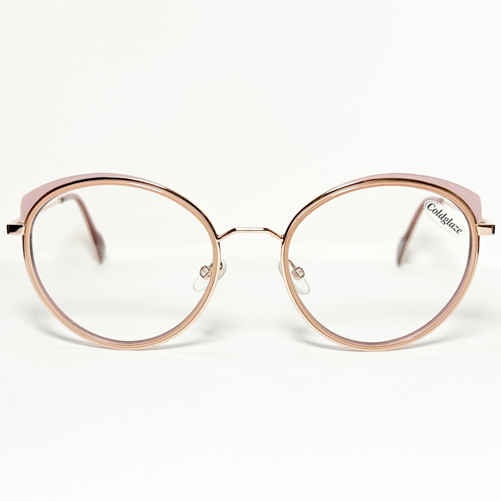 Andy Wolf 4766 COL. 05 Eyeglasses Frames in Pink Gunmetal - Authentic New