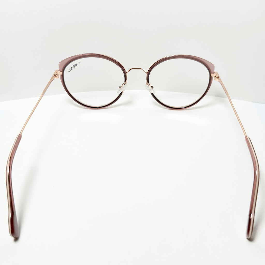 Andy Wolf 4766 COL. 05 Eyeglasses Frames in Pink Gunmetal - Authentic New