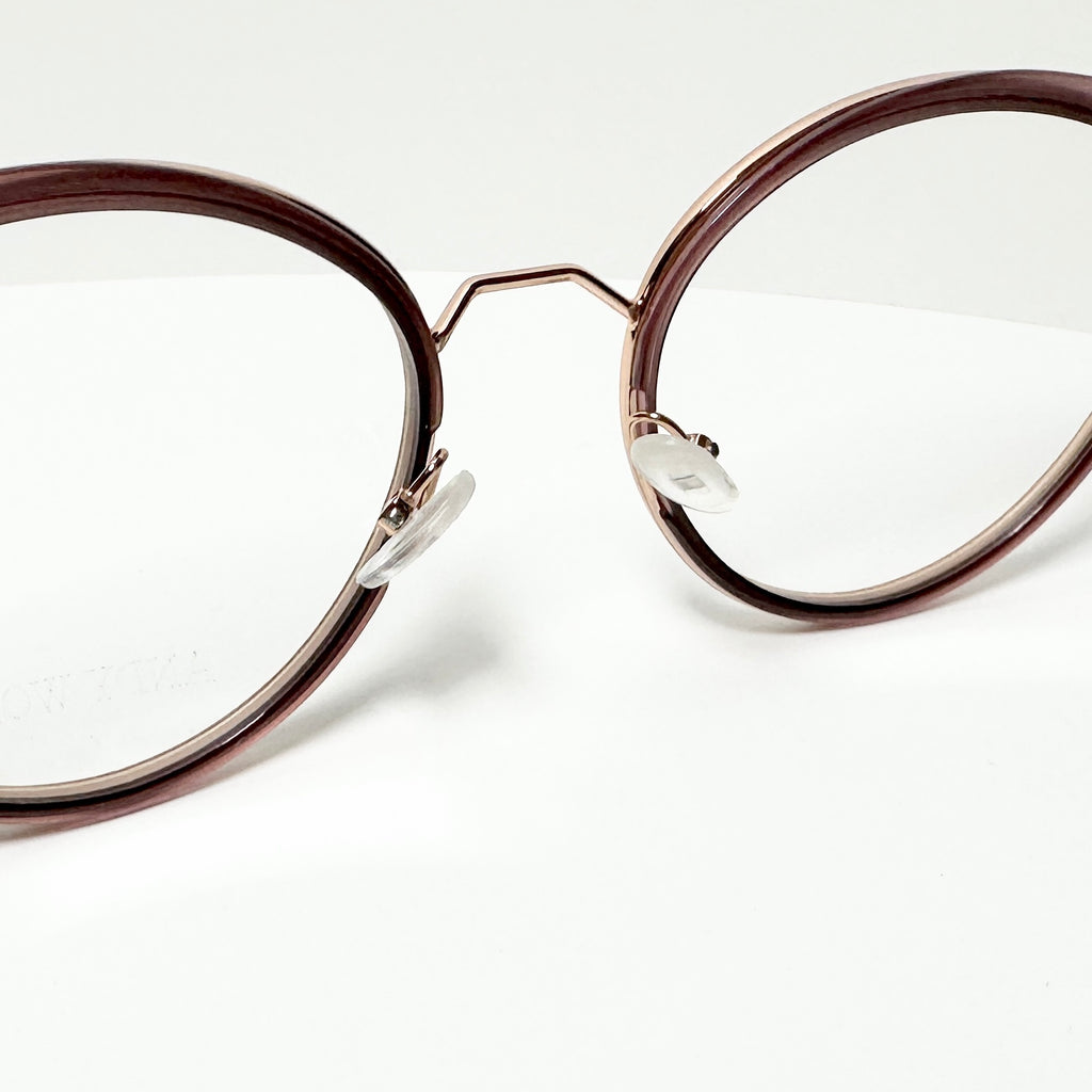 Andy Wolf 4766 COL. 05 Eyeglasses Frames in Pink Gunmetal - Authentic New