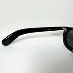 LOUVR - NEWTON Buffalo Horn Sunglasses Frames in Black - Authentic New