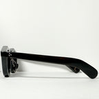 LOUVR - NEWTON Buffalo Horn Sunglasses Frames in Black - Authentic New