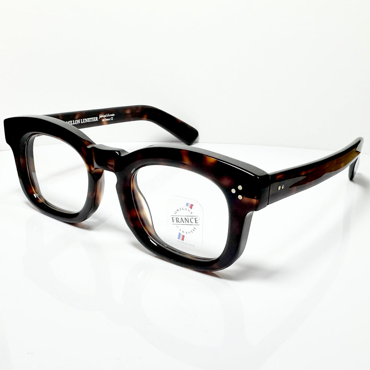 Maryll 8mm Thick Men's Eyeglasses Frame in Tortoise MAX0221 - Authentic New