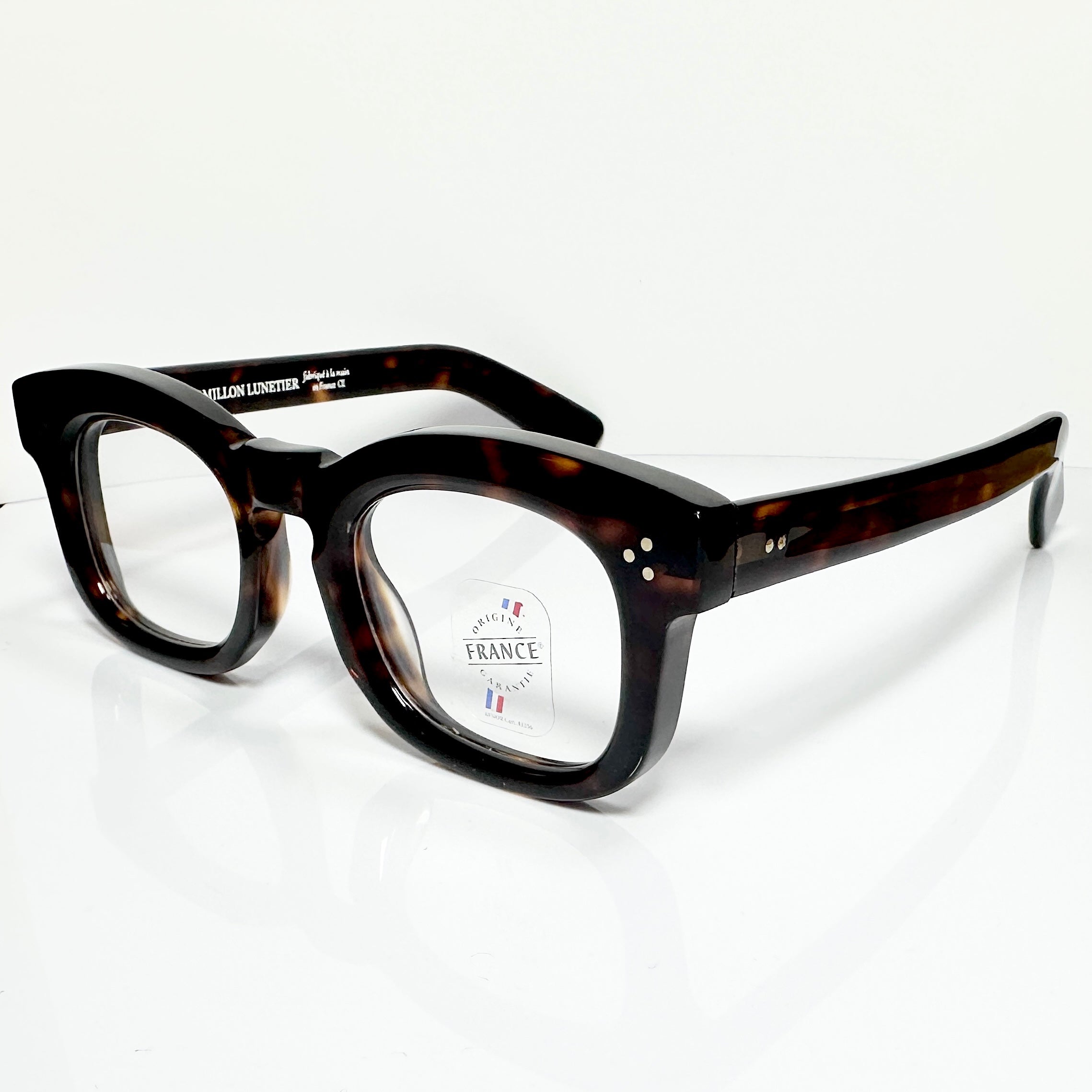 Maryll 8mm Thick Men's Eyeglasses Frame in Tortoise MAX0221 - Authentic New