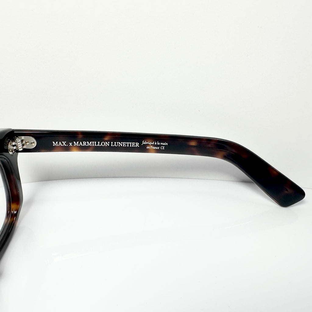 Maryll 8mm Thick Men's Eyeglasses Frame in Tortoise MAX0221 - Authentic New