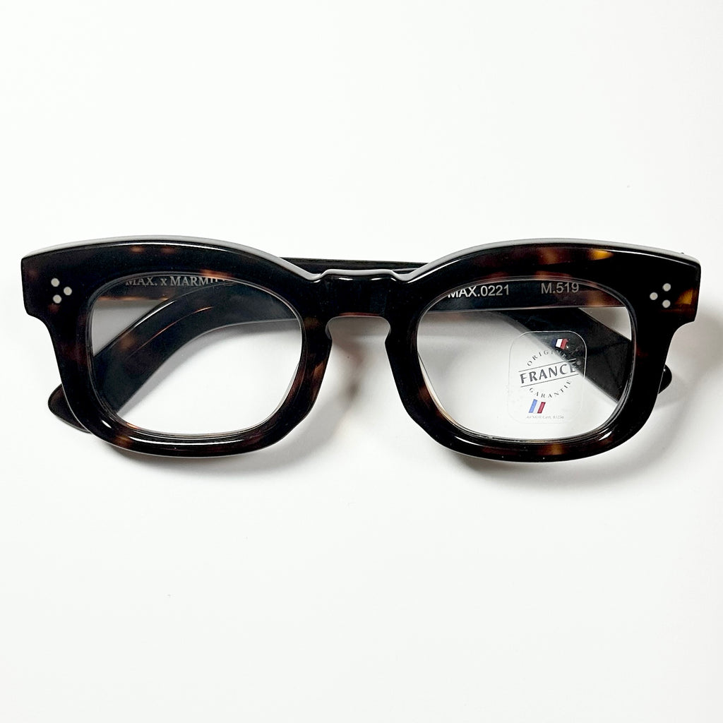 Maryll 8mm Thick Men's Eyeglasses Frame in Tortoise MAX0221 - Authentic New