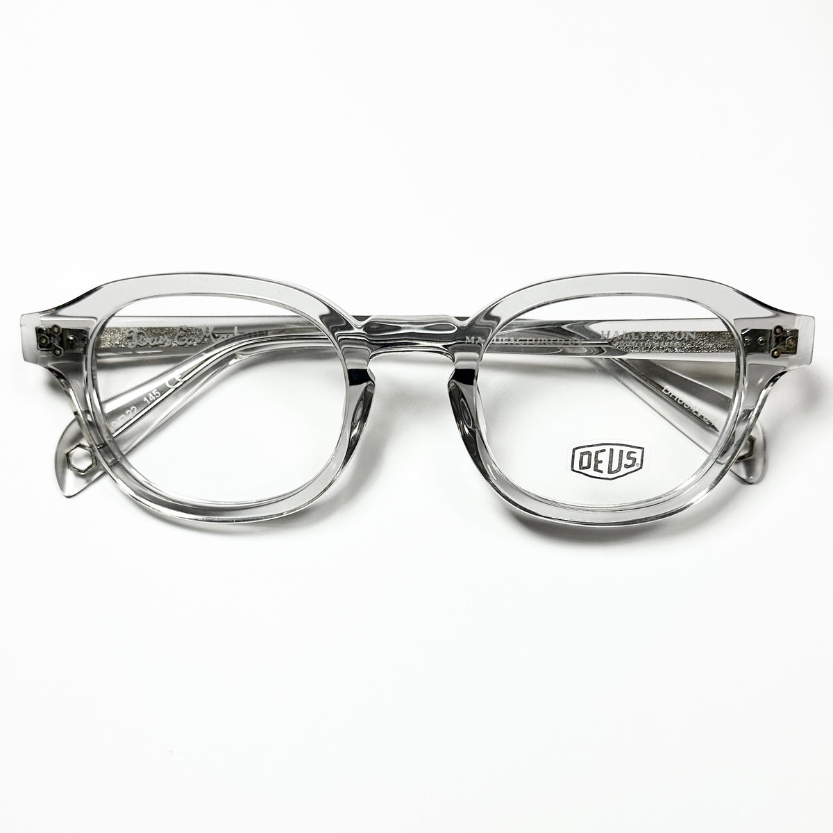 Deus Ex Machina DH004V04 Eyeglasses Frames in Clear - Authentic New