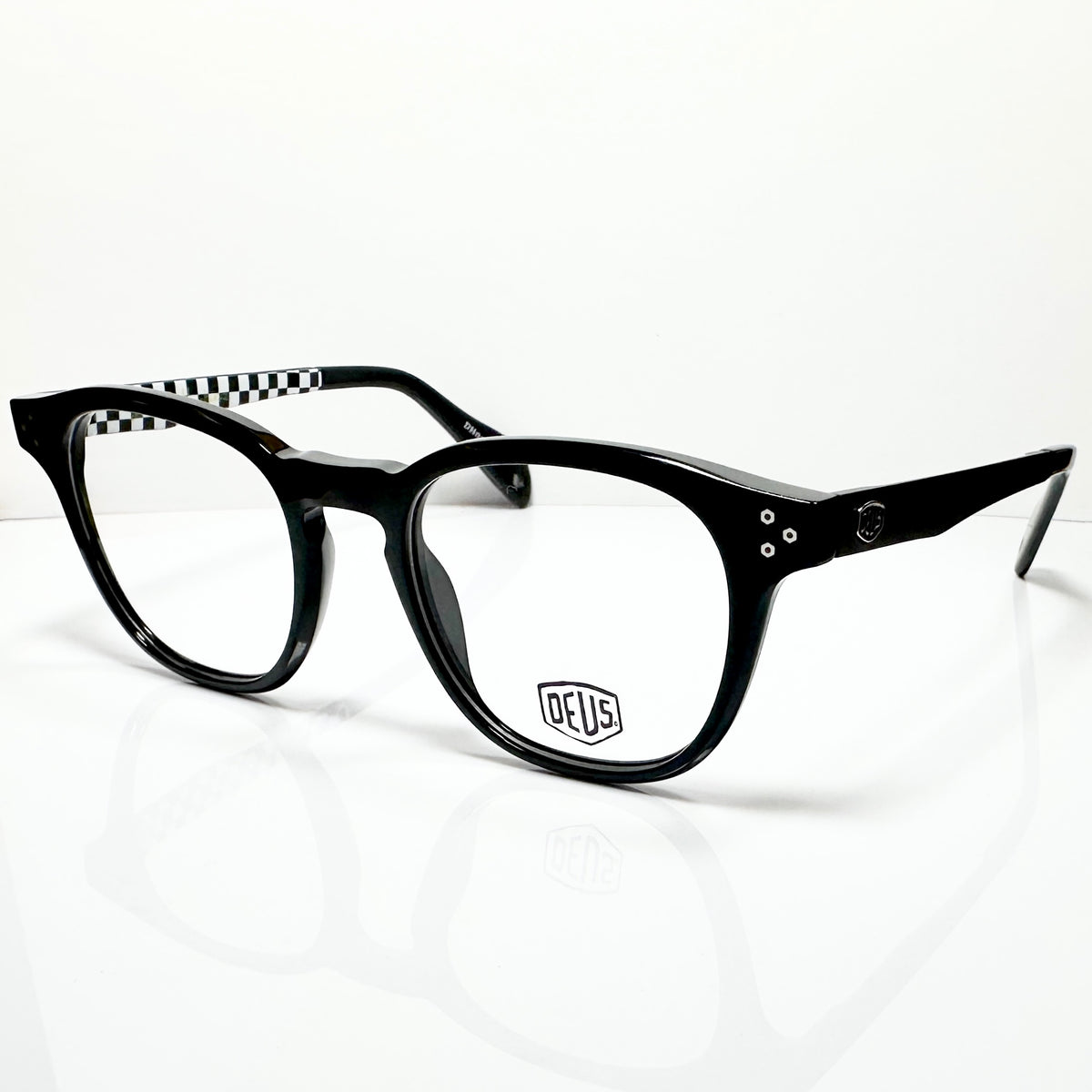 Deus Ex Machina DH014V01 Men's Eyeglasses Frames in Black - Authentic New