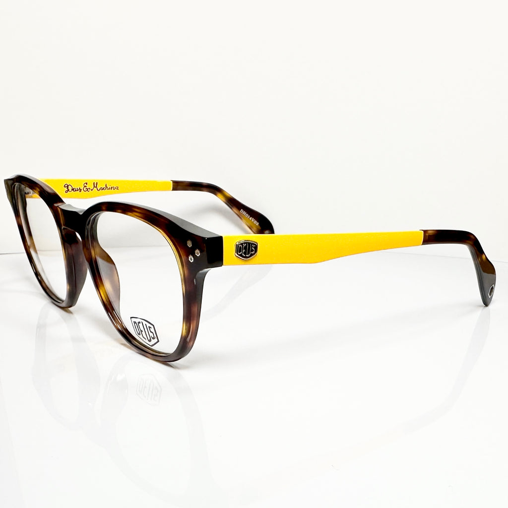 Deus Ex Machina DH014V02 Men's Eyeglasses Frames in Tortoise - Authentic New