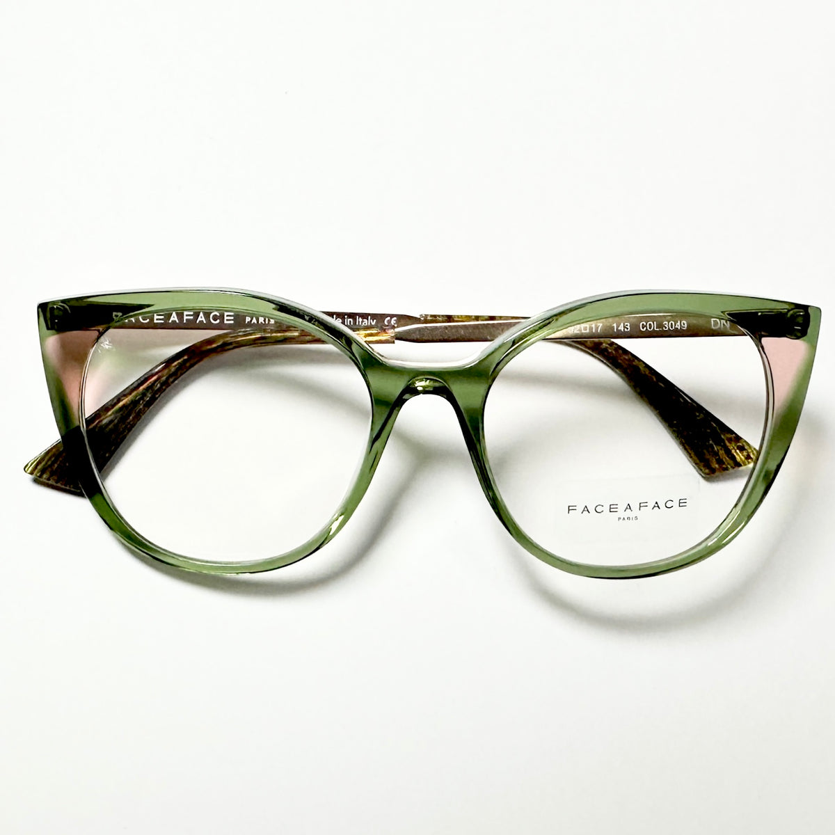 FACE A FACE ANOUK 1 Col 3049 Women's Eyeglasses Frames in Black - Authentic New