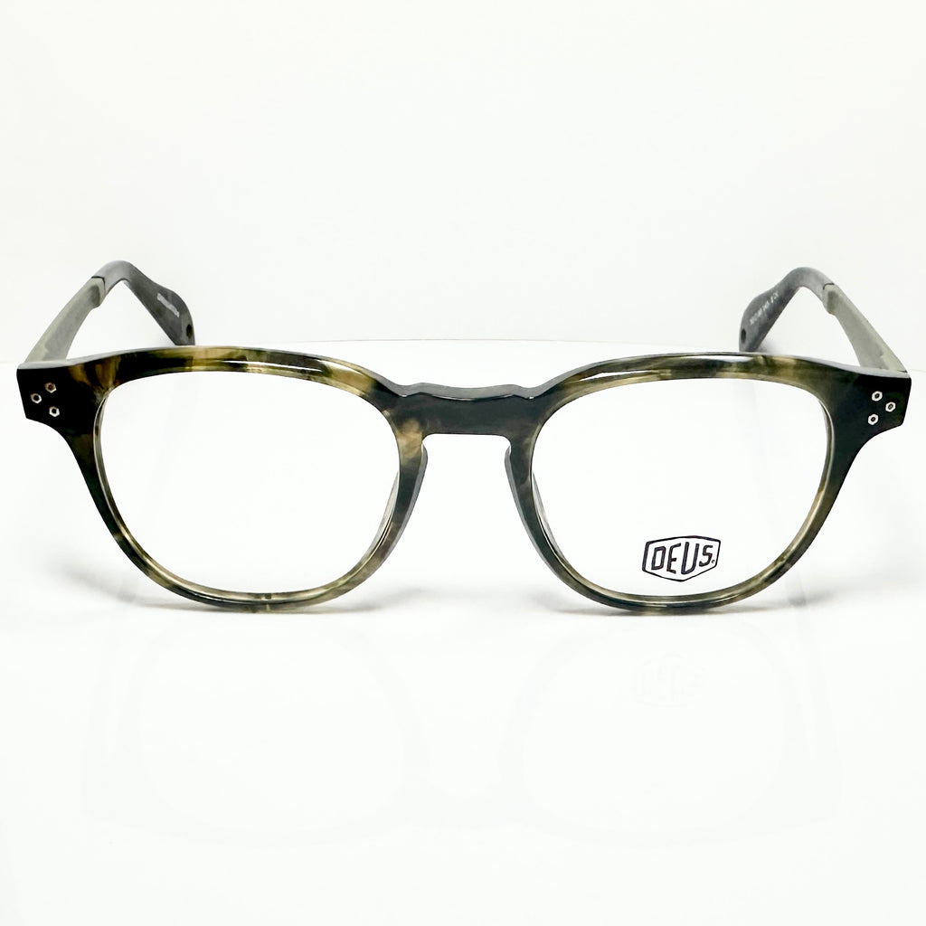 Deus Ex Machina DH014V04 Men's Eyeglasses Frames in Olive - Authentic New