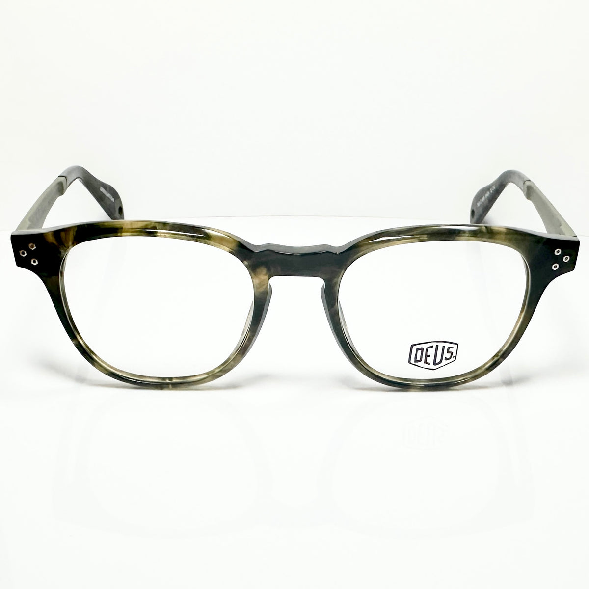 Deus Ex Machina DH014V04 Men's Eyeglasses Frames in Olive - Authentic New