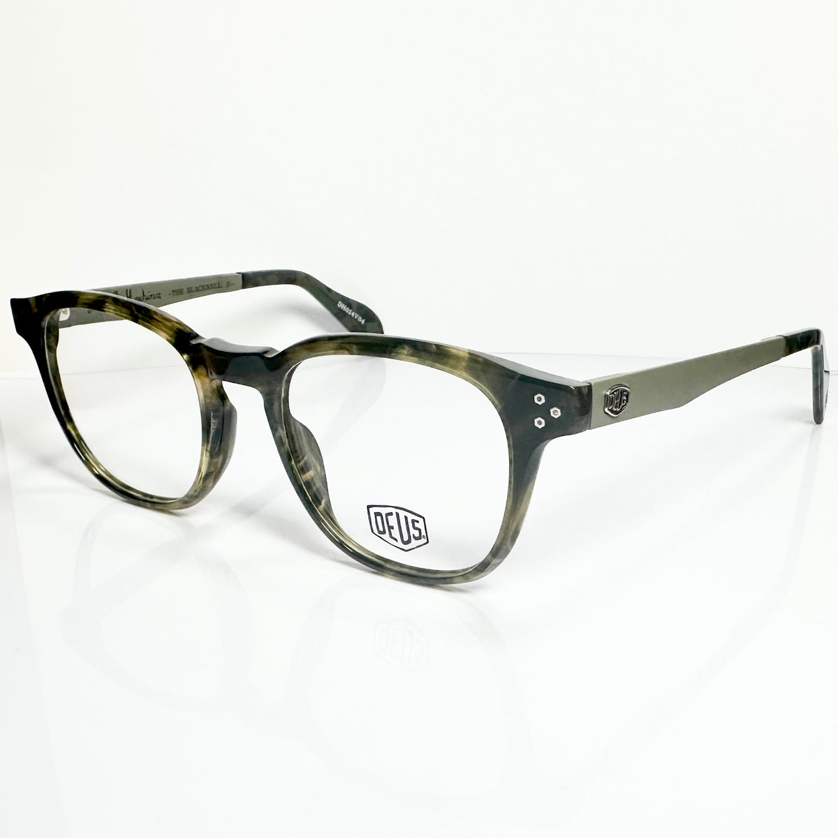 Deus Ex Machina DH014V04 Men's Eyeglasses Frames in Olive - Authentic New