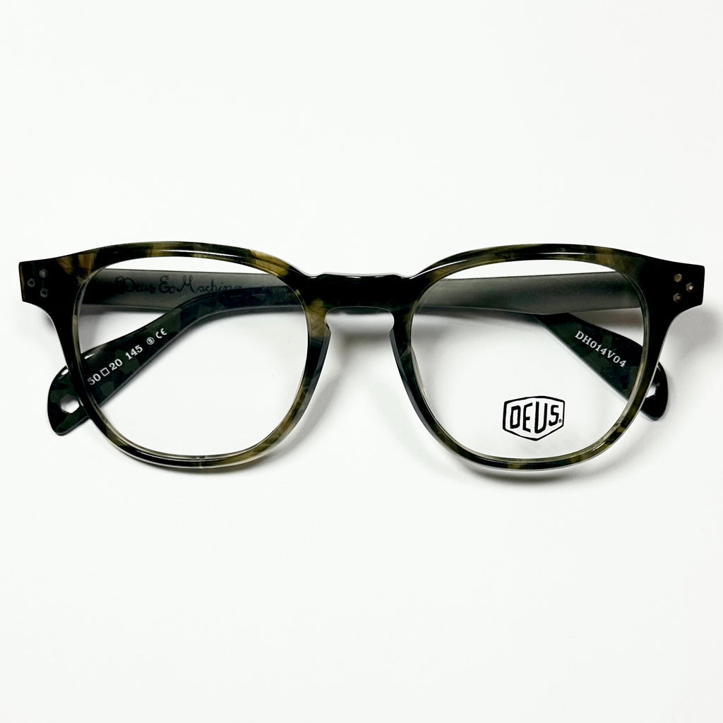 Deus Ex Machina DH014V04 Men's Eyeglasses Frames in Olive - Authentic New