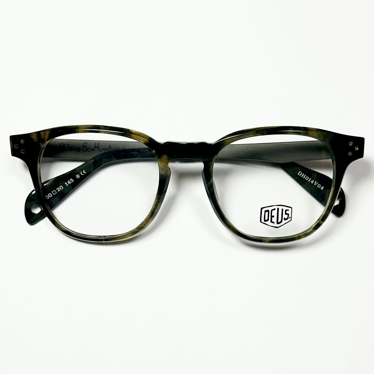 Deus Ex Machina DH014V04 Men's Eyeglasses Frames in Olive - Authentic New