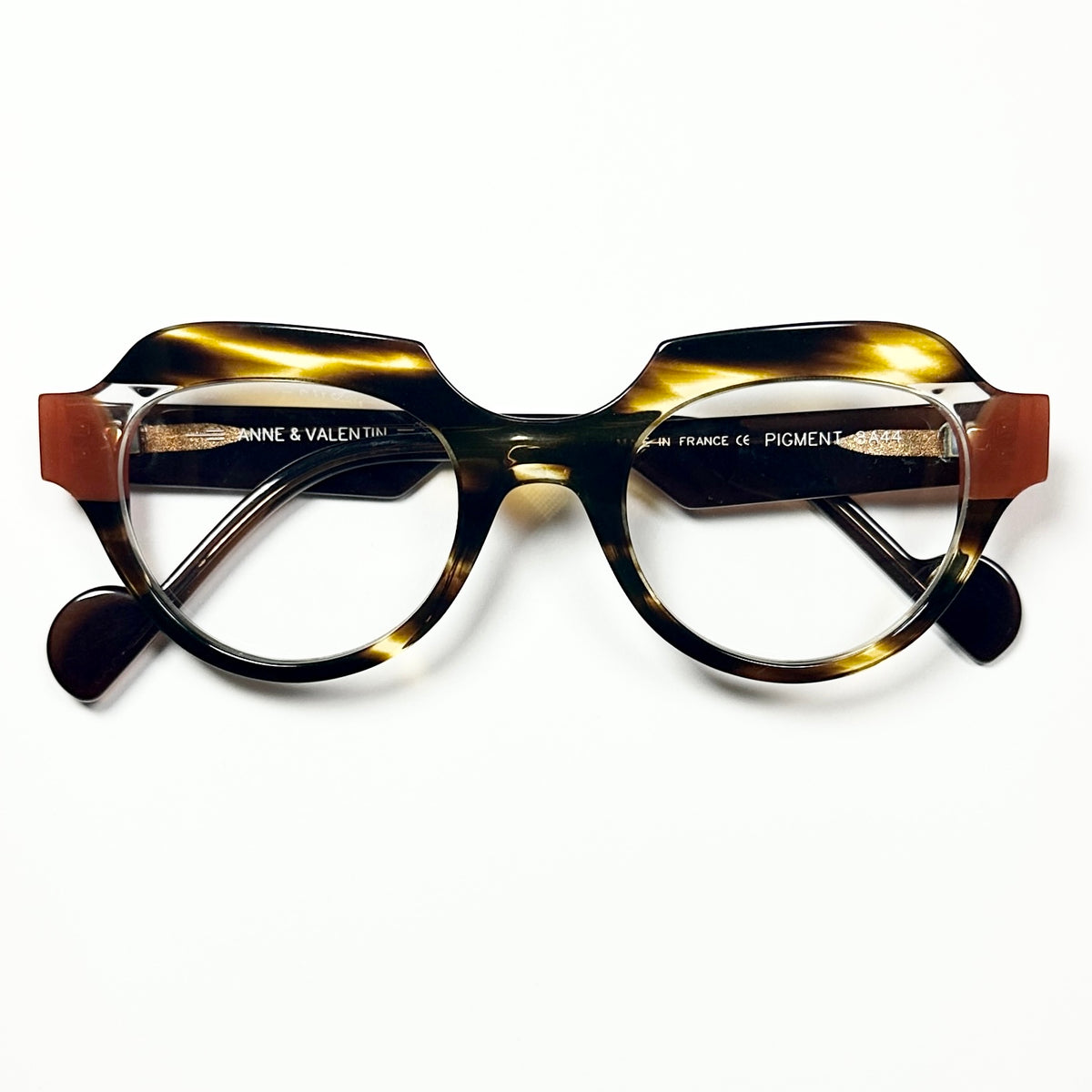 ANNE ET VALENTIN PIGMENT 8A44 Women Eyeglasses Frame NEW Authentic