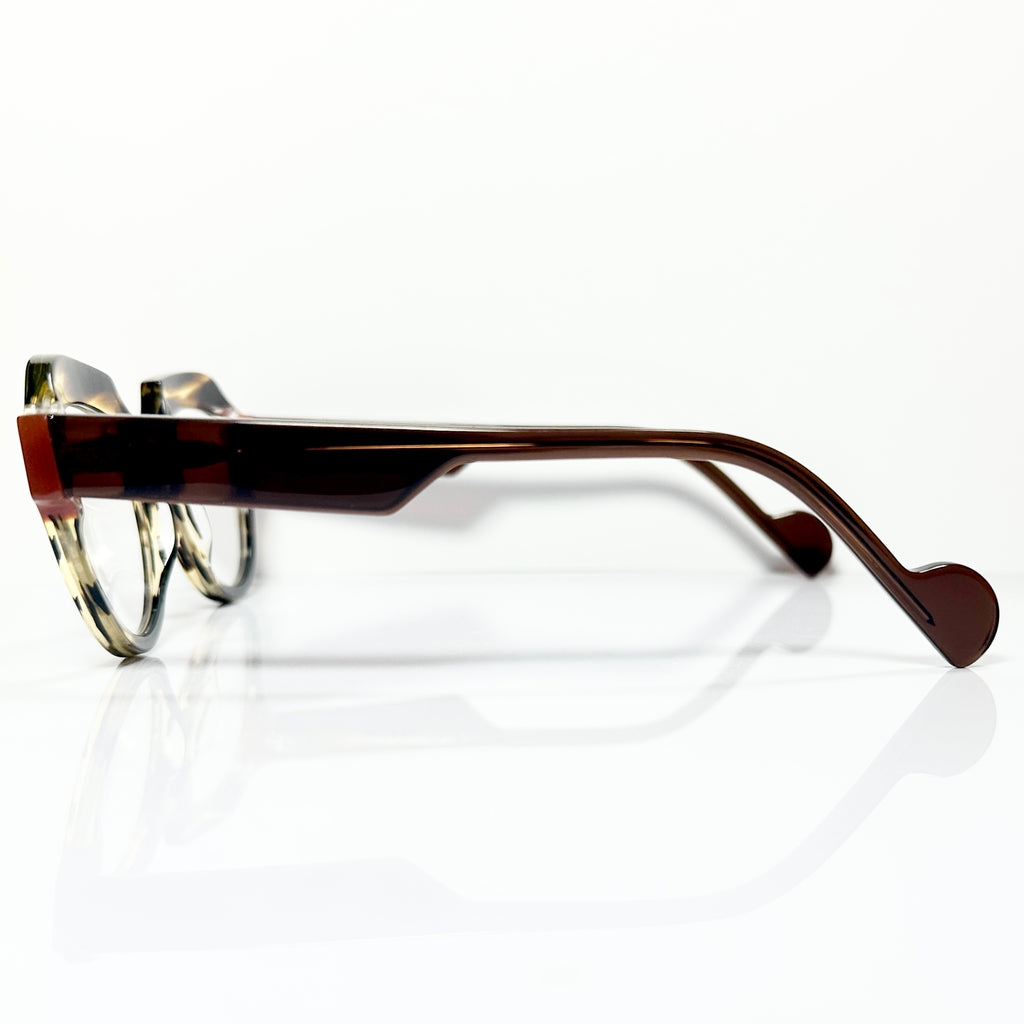 ANNE ET VALENTIN PIGMENT 8A44 Women Eyeglasses Frame NEW Authentic