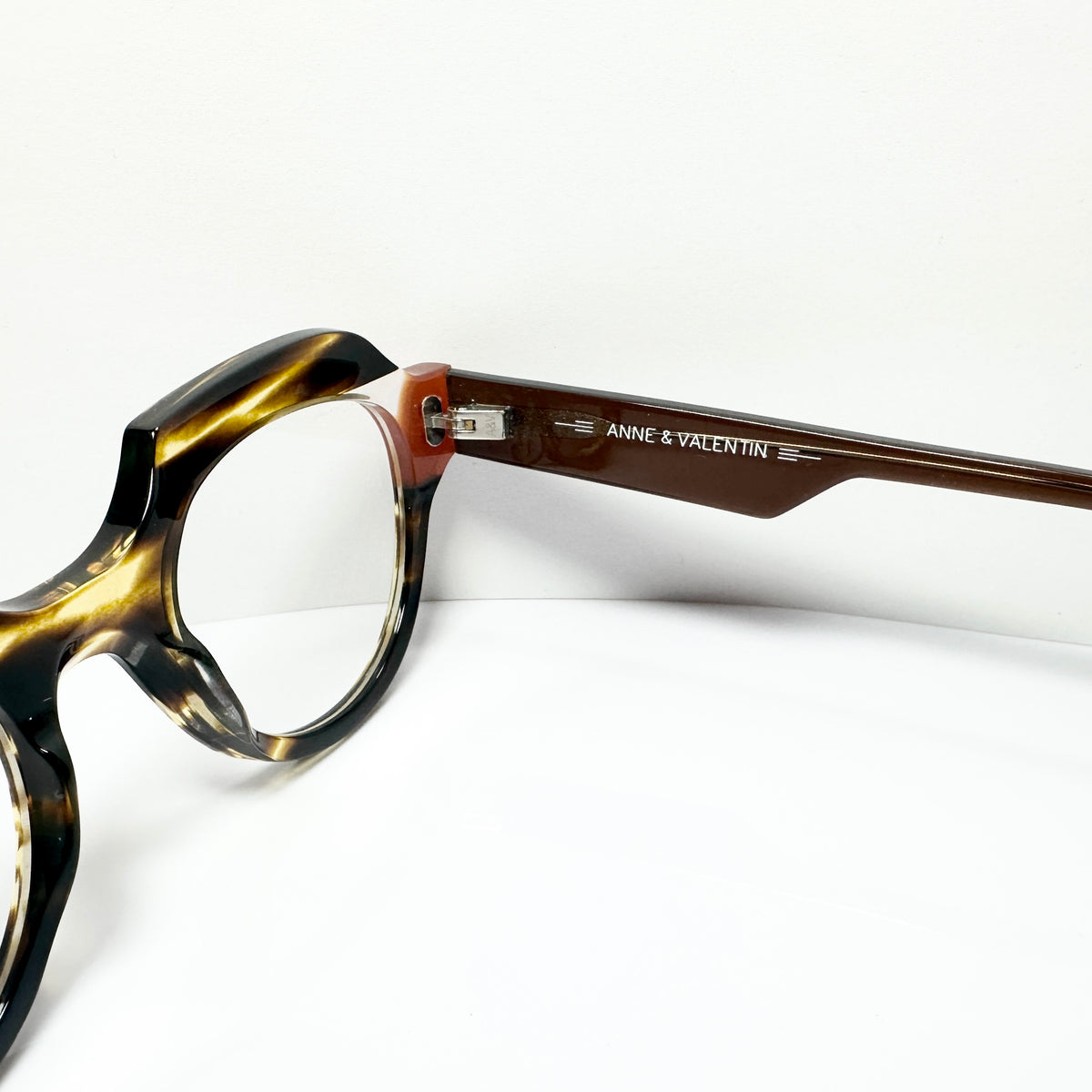 ANNE ET VALENTIN PIGMENT 8A44 Women Eyeglasses Frame NEW Authentic